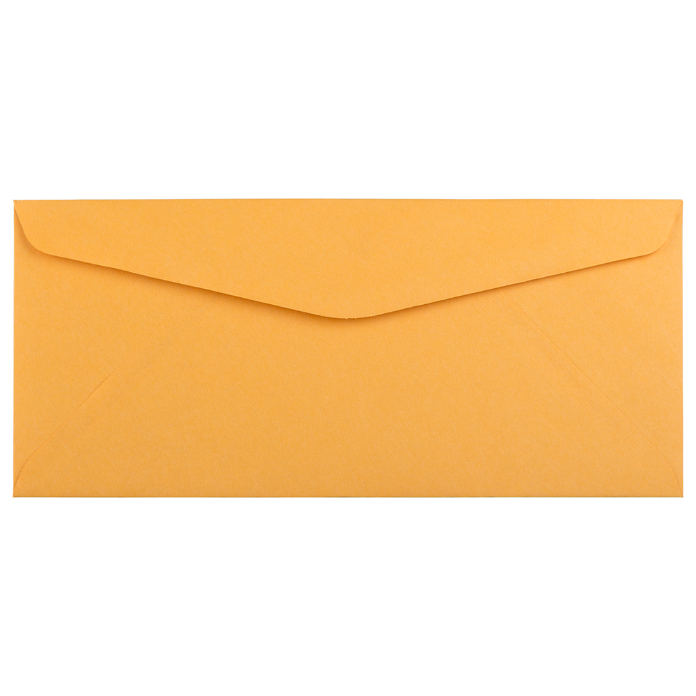 PrintMaster® No. 11 Regular Envelopes 24 lb. Brown Kraft Commercial Gum Flap 4.5 x 10.375 in. 500 per Box